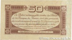 50 Centimes Annulé FRANCE régionalisme et divers Toulouse 1917 JP.122.23 TTB+