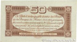 50 Centimes Annulé FRANCE régionalisme et divers Toulouse 1917 JP.122.23 SPL