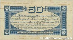 50 Centimes FRANCE régionalisme et divers Toulouse 1920 JP.122.39 pr.TTB
