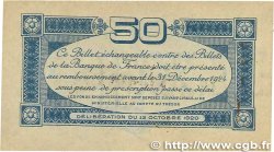 50 Centimes FRANCE régionalisme et divers Toulouse 1920 JP.122.39 TTB
