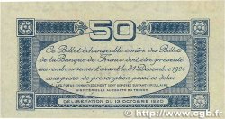 50 Centimes FRANCE régionalisme et divers Toulouse 1920 JP.122.39 SUP