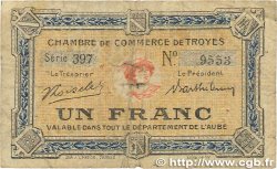 1 Franc FRANCE régionalisme et divers Troyes 1918 JP.124.12