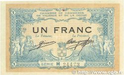 1 Franc FRANCE régionalisme et divers Valence 1915 JP.127.03 TTB