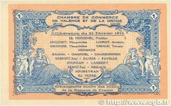 1 Franc FRANCE régionalisme et divers Valence 1915 JP.127.03 SUP