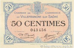 50 Centimes FRANCE régionalisme et divers Villefranche-Sur-Saône 1915 JP.129.01