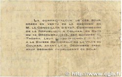 50 Centimes FRANCE régionalisme et divers Colmar 1918 JP.130.01 B
