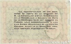 50 Centimes FRANCE régionalisme et divers Colmar 1918 JP.130.02 TTB+