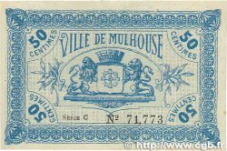 50 Centimes FRANCE régionalisme et divers Mulhouse 1918 JP.132.01 TTB+