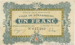 1 Franc FRANCE régionalisme et divers Strasbourg 1918 JP.133.04 B+
