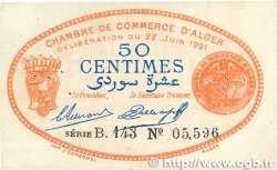 50 Centimes FRANCE régionalisme et divers Alger 1921 JP.137.19 TTB