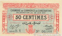 50 Centimes FRANCE régionalisme et divers Constantine 1919 JP.140.19 pr.SPL