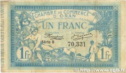 1 Franc FRANCE régionalisme et divers Oran 1915 JP.141.02 TB