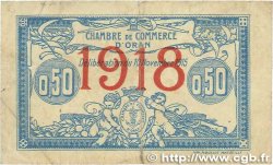 50 Centimes FRANCE régionalisme et divers Oran 1915 JP.141.19 TB