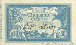 50 Centimes FRANCE régionalisme et divers Oran 1915 JP.141.19 TTB