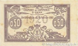 50 Centimes FRANCE régionalisme et divers Oran 1920 JP.141.22 TTB