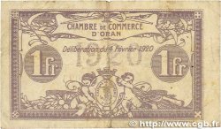 1 Franc FRANCE régionalisme et divers Oran 1920 JP.141.23 B+