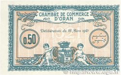 50 Centimes FRANCE régionalisme et divers Oran 1921 JP.141.25 NEUF