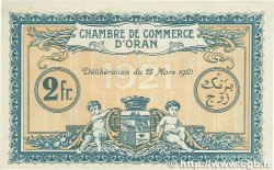 2 Francs FRANCE régionalisme et divers Oran 1921 JP.141.29 SPL+