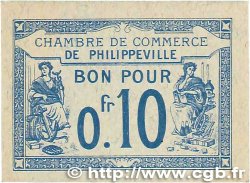 10 Centimes FRANCE régionalisme et divers Philippeville 1915 JP.142.13 NEUF