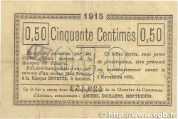50 Centimes FRANCE régionalisme et divers Amiens 1915 JP.007.26 TB
