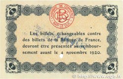 1 Franc Annulé FRANCE régionalisme et divers Bar-Le-Duc 1918 JP.019.05 pr.SPL