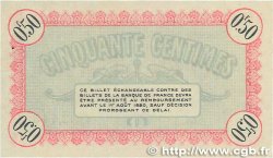 50 Centimes FRANCE régionalisme et divers Besançon 1915 JP.025.01 TTB+