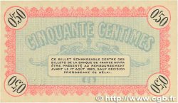50 Centimes FRANCE regionalism and miscellaneous Besançon 1915 JP.025.01 AU