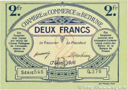 2 Francs FRANCE régionalisme et divers Béthune 1916 JP.026.19 pr.NEUF