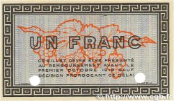 1 Franc FRANCE regionalism and miscellaneous Béziers 1914 JP.027.02 AU