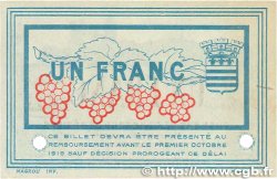 1 Franc FRANCE régionalisme et divers Béziers 1915 JP.027.16 SUP+