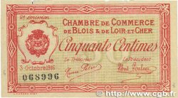 50 Centimes FRANCE régionalisme et divers Blois 1916 JP.028.05