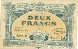 2 Francs FRANCE régionalisme et divers Bordeaux 1917 JP.030.23