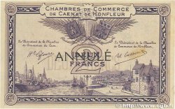 2 Francs Annulé FRANCE regionalism and miscellaneous Caen et Honfleur 1915 JP.034.11 VF