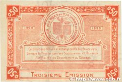 50 Centimes FRANCE régionalisme et divers Caen et Honfleur 1920 JP.034.16 TTB