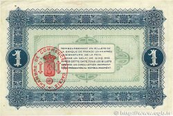 1 Franc FRANCE régionalisme et divers Calais 1915 JP.036.15 pr.TTB
