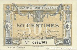 50 Centimes FRANCE régionalisme et divers Calais 1920 JP.036.42 TTB+