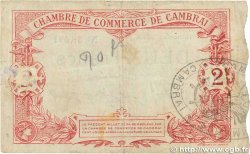 2 Francs FRANCE régionalisme et divers Cambrai 1914 JP.037.22 B+