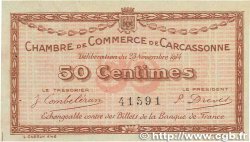 50 Centimes FRANCE régionalisme et divers Carcassonne 1914 JP.038.01