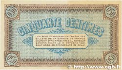 50 Centimes Annulé FRANCE régionalisme et divers Châlon-Sur-Saône, Autun et Louhans 1916 JP.042.09 SUP+