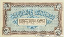 50 Centimes Annulé FRANCE regionalism and miscellaneous Châlon-Sur-Saône, Autun et Louhans 1916 JP.042.09 UNC-