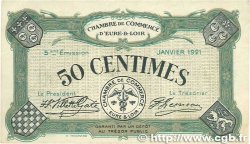 50 Centimes FRANCE régionalisme et divers Chartres 1921 JP.045.11 TTB