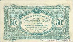 50 Centimes FRANCE régionalisme et divers Chartres 1921 JP.045.11 TTB