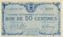 50 Centimes FRANCE régionalisme et divers Chateauroux 1916 JP.046.16