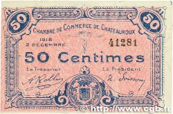 50 Centimes FRANCE régionalisme et divers Chateauroux 1918 JP.046.18 pr.NEUF