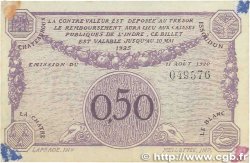 50 Centimes FRANCE régionalisme et divers Chateauroux 1920 JP.046.24 TTB