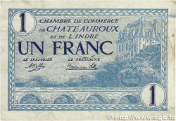 1 Franc FRANCE régionalisme et divers Chateauroux 1920 JP.046.26 B+