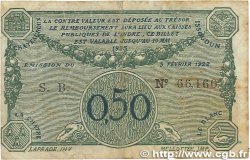 50 Centimes FRANCE régionalisme et divers Chateauroux 1922 JP.046.28 B+
