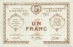 1 Franc FRANCE regionalismo y varios Elbeuf 1917 JP.055.12 MBC+