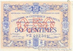 50 Centimes FRANCE régionalisme et divers Évreux 1922 JP.057.25 TTB+