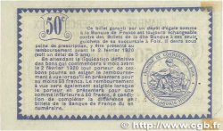 50 Centimes FRANCE régionalisme et divers Foix 1915 JP.059.05var. TTB+